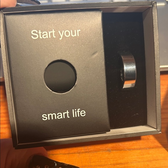 Silver Smart Ring NIB 🆕 SIZE 10 - Picture 3 of 11
